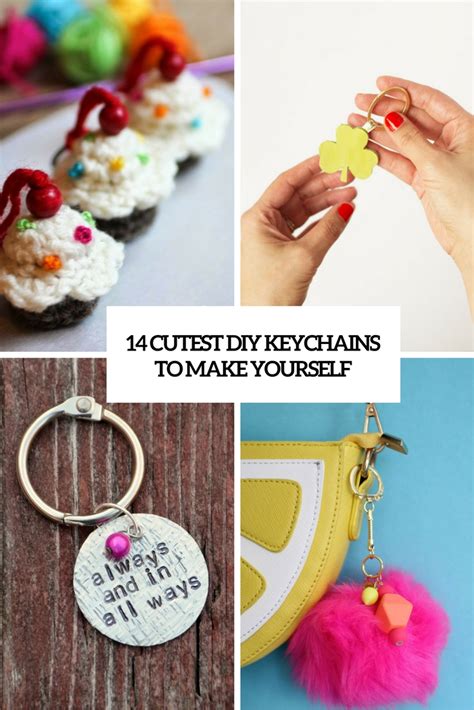 14 Cutest DIY Keychains To Make Yourself - Shelterness