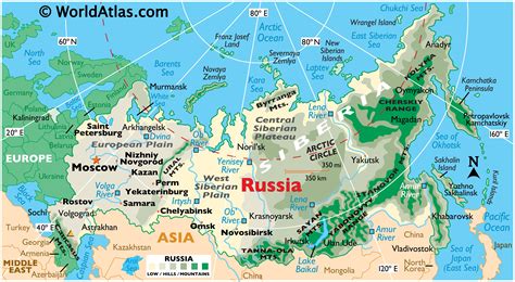 Russia Map / Geography of Russia / Map of Russia - Worldatlas.com