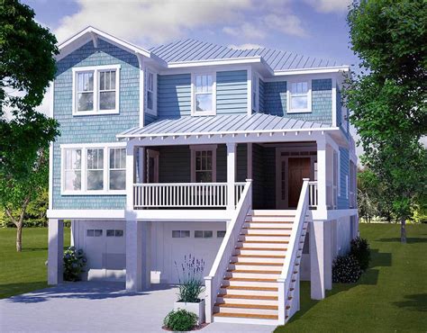 Plan 15009NC: Four Bedroom Beach House Plan | Beach house plan, Coastal ...