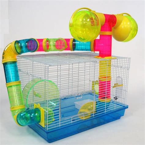 YML Tubed Hamster Cage in Blue | Petco