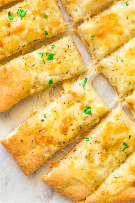 Cheesy Garlic Breadsticks (No yeast!) - The Big Man's World