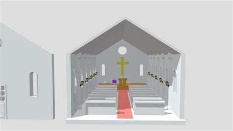 Cartoon Church Interior - Buy Royalty Free 3D model by Philip Storm ...