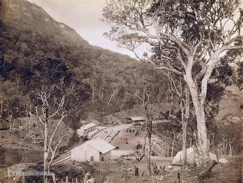 A mountain station Ohiya, Ceylon in 1894.