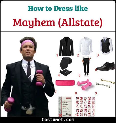 Mayhem (Allstate) Costume for Halloween