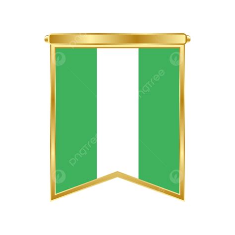 Nigeria Flag Clipart Vector, Nigeria Flag Vector Design Png, Nigeria ...