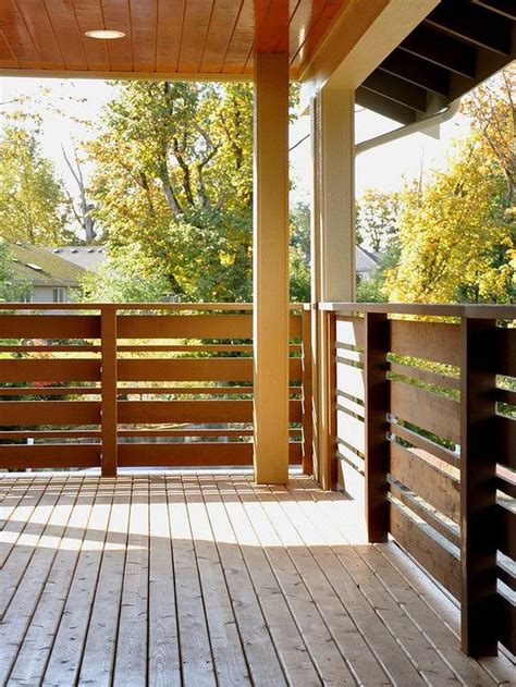 Modern Front Porch Rails Design Ideas 35 | Deck railing design, Patio ...