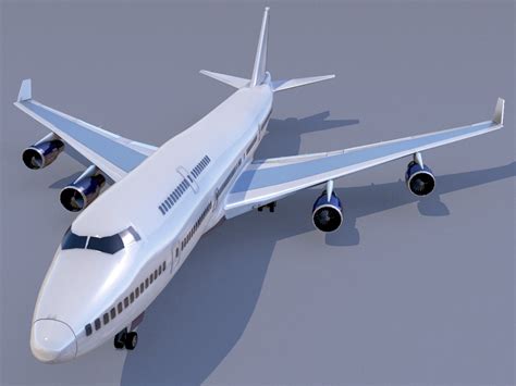 Boeing 747 3d Model