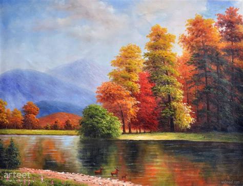 20 Beautiful Landscape Oil Paintings and art works from top Artists