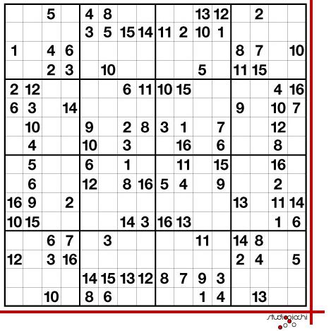 studiogiochi - Sudoku 16x16