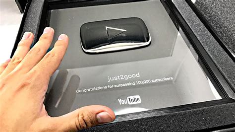 Silver Play Button unboxing! - YouTube