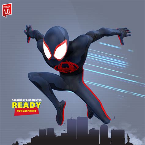 3D file Spider-Man - Across the Spider-Verse Fanart・3D printable model ...