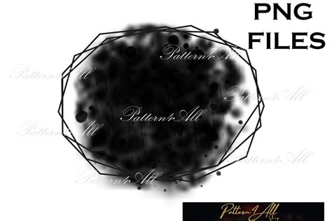 Logo Background Png Black Brush Stroke Png Watercolor - Etsy