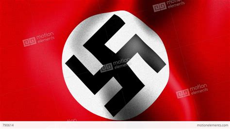 10675 Waving Swastika Nazi Flag Stock Animation | 790614