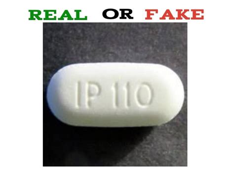 How To Spot Fake IP 110 Pill Vs Real - Public Health