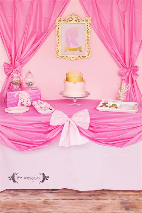 Complete Pink Princess Party for Less than $20 - Five Marigolds | Pink ...