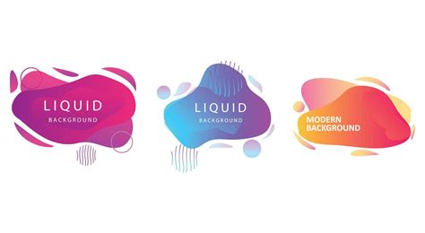 Abstract Liquid Logo Shape. Water Paint Design, Abstract Modern Element ...