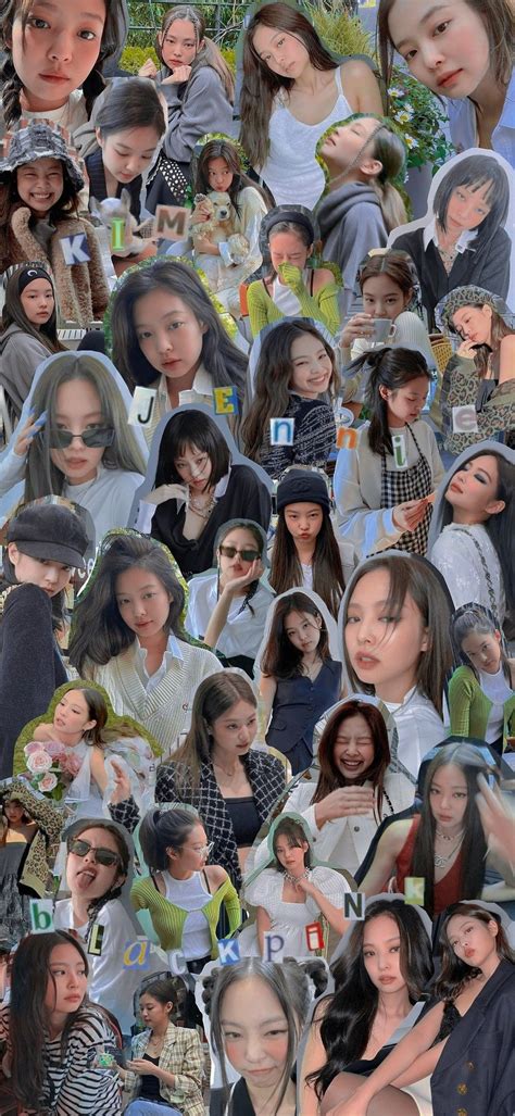 kim jennie collage aesthetic wallpapers #blackpink #jennie #kim_jennie ...