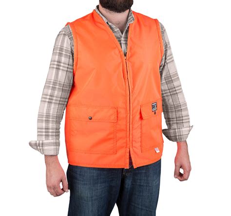 Dan's Heavy Duty Blaze Orange Vest | Hunting Vest – Coon Hunter Supply