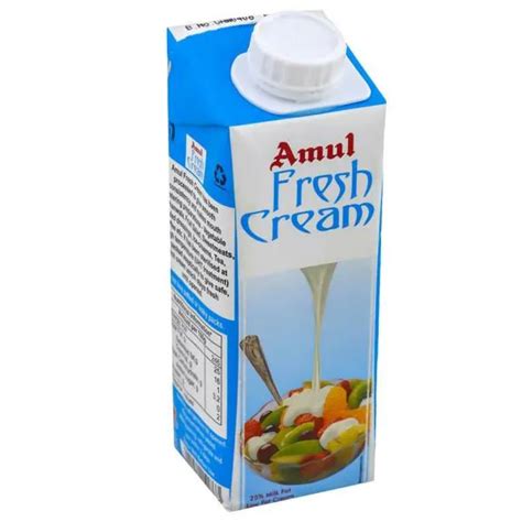 Amul Fresh Cream 250 ml (Tetra Pak) - JioMart