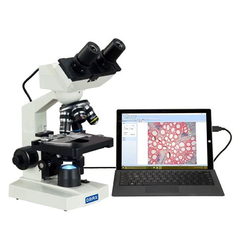 OMAX 40X-2000X Digital Lab LED Microscope with Built-in 1.3MP USB Camera