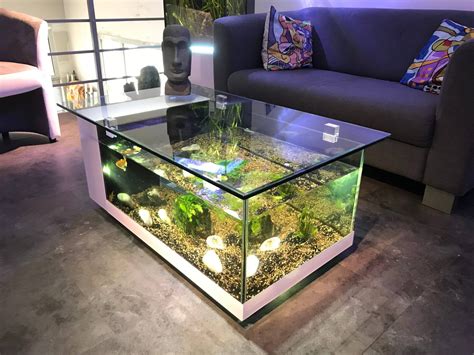 Fish tank coffee table, Aquarium coffee table, Wall aquarium