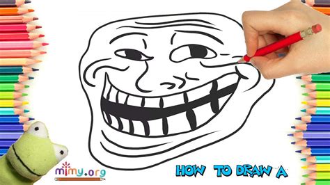 How to draw Troll Face ? - Easy Drawing İdeas - For Kids