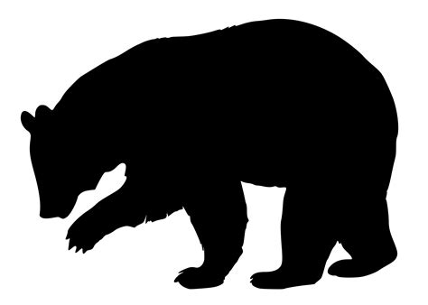 American Black Bear Grizzly Bear Computer Icons Silhouette Bear Png ...