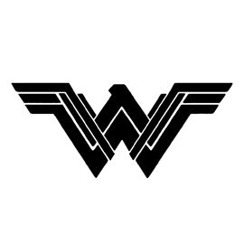 Wonder Woman Symbol 02 Stencil | Free Stencil Gallery