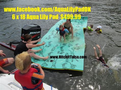 Aqua Lily Pad, Floating Water Mat, Lake Toys #hitchit #aqualilypad #ALP ...