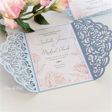 Wedding invitation Template filigree svg dxf cdr