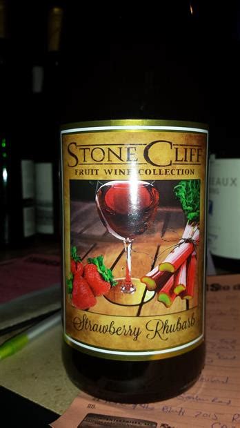 NV Stone Cliff Winery Strawberry Rhubarb, USA, Iowa - CellarTracker