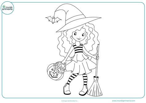 Brujita Dibujos Para Halloween Halloween Para Colorear Dibujos De ...