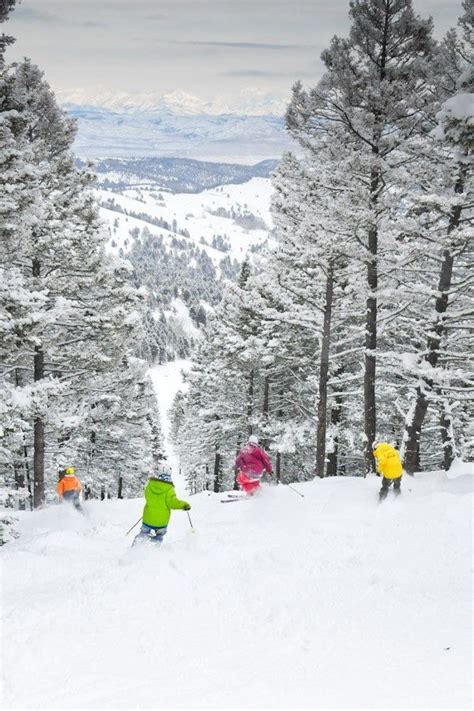 Racing down one of the 60+ runs at Great Divide Ski Area (Helena ...