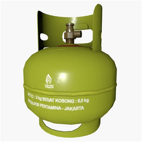 3D tabung gas lpg - TurboSquid 1327329