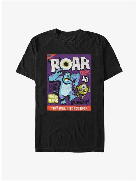 Disney Pixar Monsters University Mike and Sulley Roar Crisps T-Shirt ...