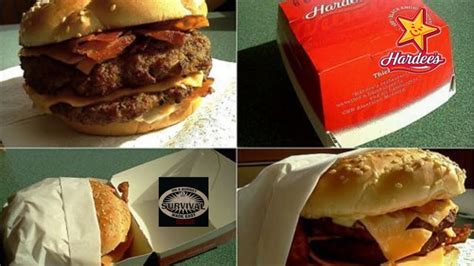 hardee's monster burger - YouTube