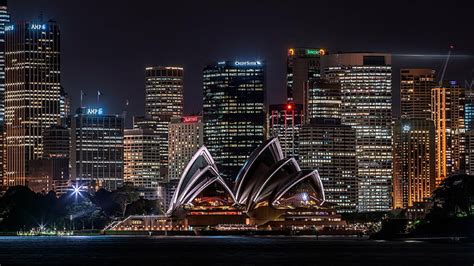 3840x2160px | free download | HD wallpaper: Man Made, Sydney Opera ...