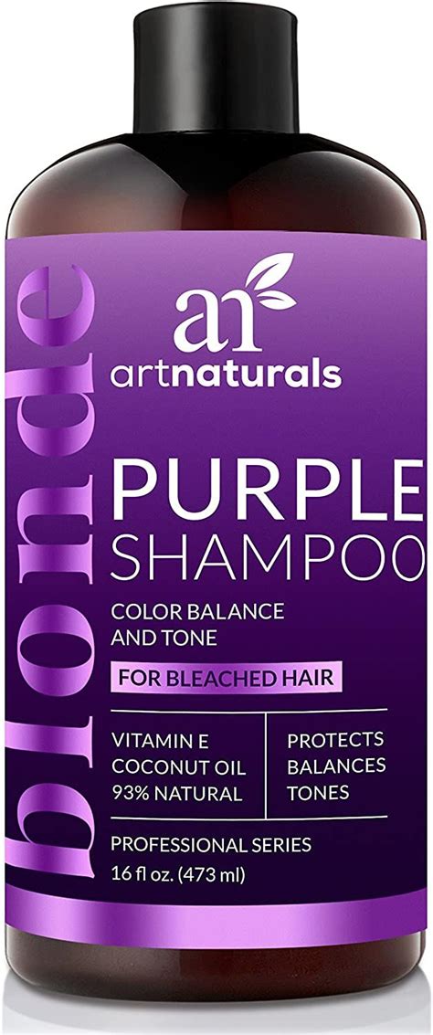 ArtNaturals Purple Shampoo for Blonde Hair – (16 Fl Oz/473ml ...