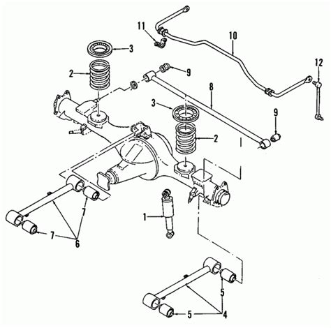 1999 Isuzu Trooper Suspension Parts Stabilizer Bar Bar Stabrr Su | Car ...