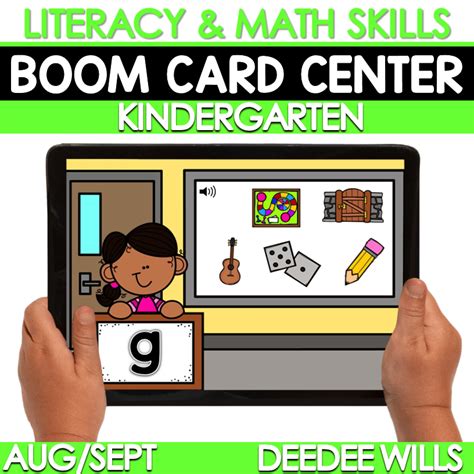 BOOM CARDS FOR KINDERGARTEN - AUGUST - SEPTEMBER - BUNDLE - Mrs. Wills ...