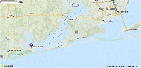 Orange Beach Alabama Map | Beach Map