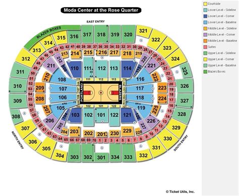 Moda Center, Portland OR | Seating Chart View