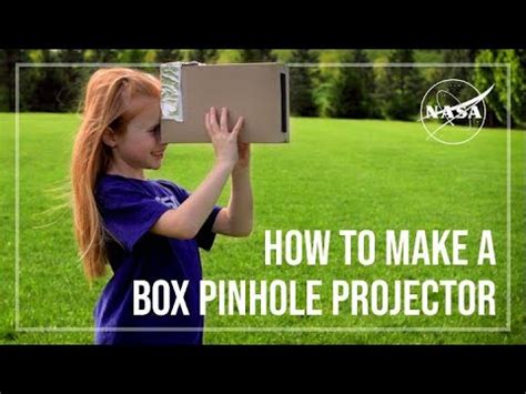 How to Make a Box Pinhole Projector - YouTube