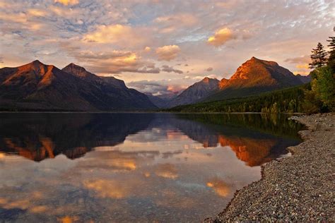 Lake McDonald Sunset Photograph by Larry Kjorvestad - Fine Art America