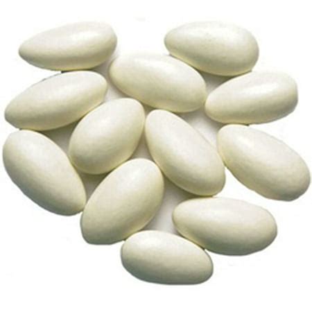 White Jordan Almonds bulk : 5 LB - Walmart.com