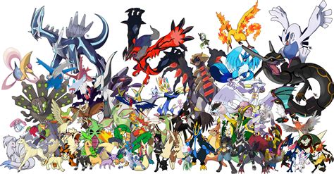 All Legendary Pokemon In One Picture Wallpaper