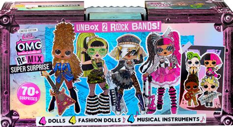 LOL Surprise Omg Remix Rock Ferocious Fashion Doll With 15 Surprises ...