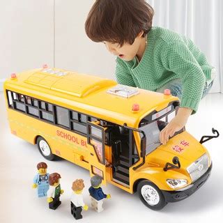 School bus toy large boy baby children sound and light bus car bus toy ...