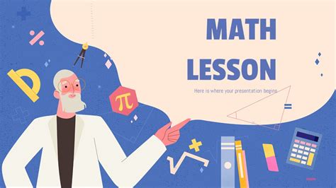 Math Lesson Powerpoint Template - GreatPPT