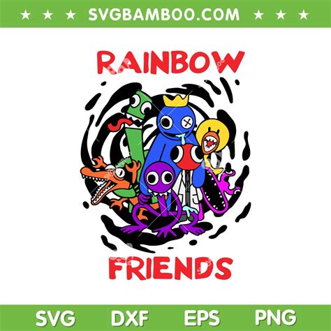 Rainbow Friends Roblox SVG PNG, Poppy Playtime SVG